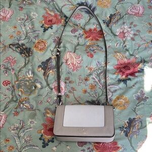 Kate Spade Gray and Cream Crossbody Bag